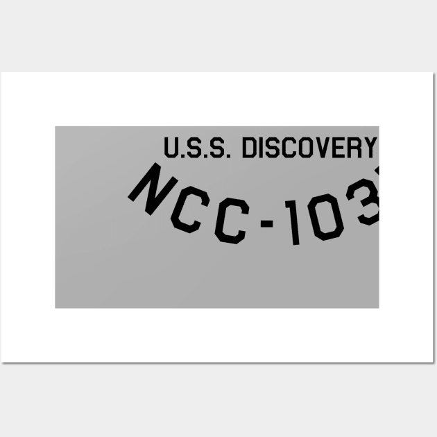 Ship Registry: USS Discovery (NCC-1031) Wall Art by Starkiller1701